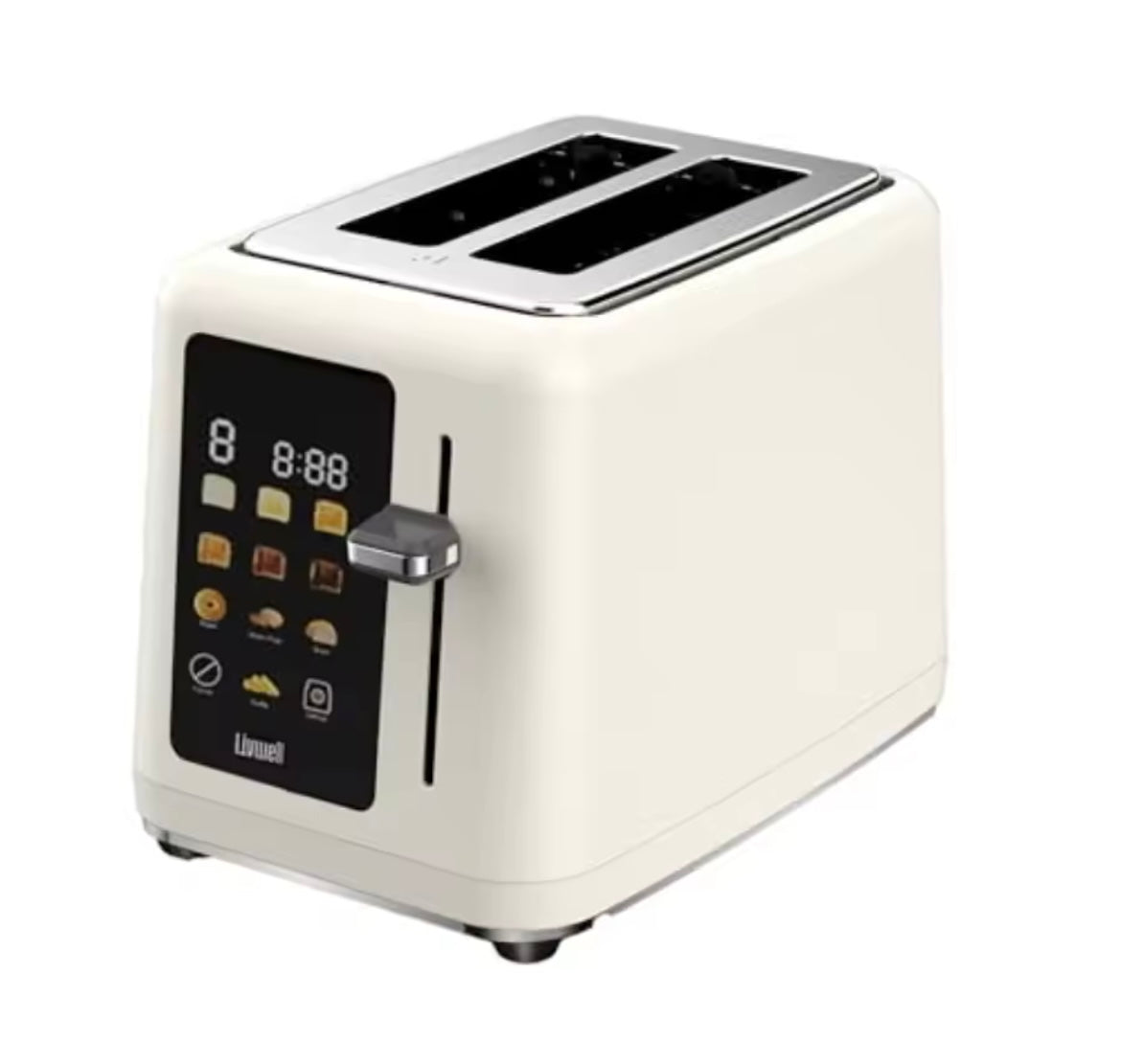 Digital 2 Slice Multi Use Toaster Matte Cream